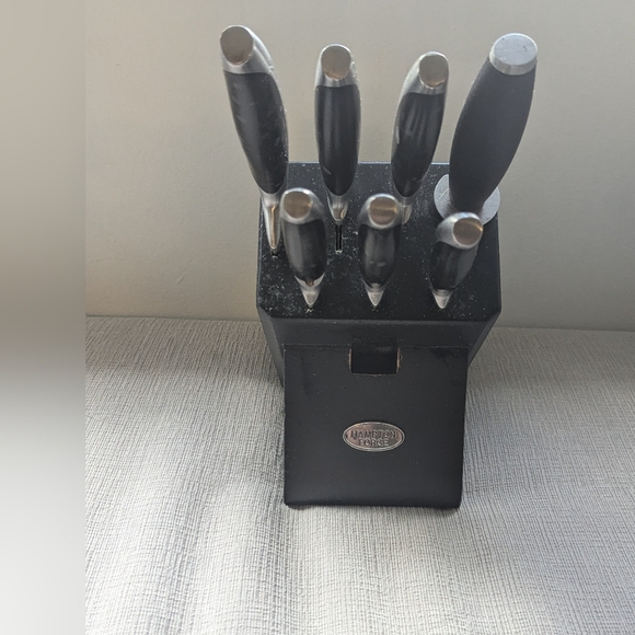 Knife Block with Knives - Picture 3 of 9